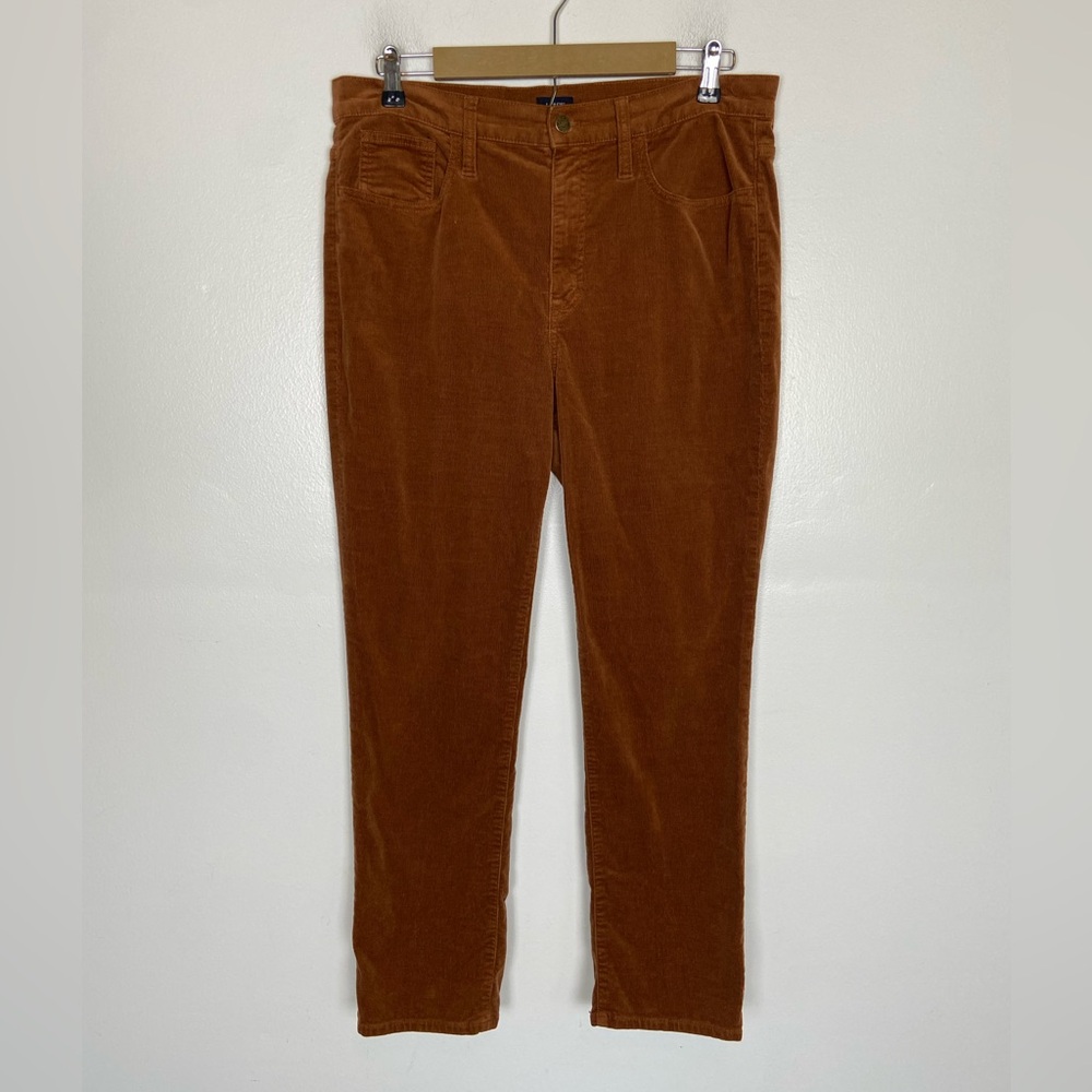 J. Crew Women's Corduroy Pants Size 31 Brown Preppy Skinny BT006